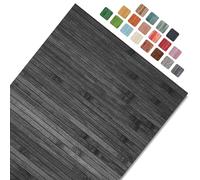 CosìCasa Tapis Cuisine Devant Evier Lavable Bambou - Tapis Cuisine Long en Bois - Tapis De Bain Bois Antidérapant - Tapis Bambou Salle De Bain, Caillebotis Douche Extérieure, Gris Brume, 75X75