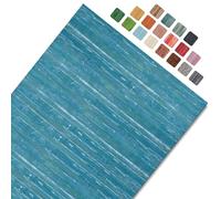 CosìCasa Tapis Cuisine Devant Evier Lavable Bambou - Tapis Cuisine Long en Bois - Tapis De Bain Bois Antidérapant - Tapis Bambou Salle De Bain, Caillebotis Douche Extérieure, Bleu Glacial, 75X200