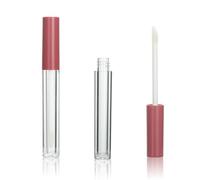 COSIDEA Lot de 50 tubes ronds vides de 1,5 ml pour gloss à lèvres avec baguette mini tubes de gloss à lèvres en vrac
