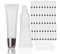 COSIDEA Lot de 50 tubes souples rechargeables pour gloss à lèvres 12 ml
