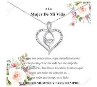 Cosie Lily Collier Femme avec Pendentif Infini Argent Sterling 925,pour Mère/Petite Amie/Femmes plus Importante de ma Vie,Cadeau D'anniversaire,Cadeaux Fête des Mères