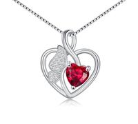 Cosie Lily Femme Collier Maman Argent Sterling 925 avec Pendentif en Forme de Cœur et Papillon,Cadeau Fête des Mères Anniversaire pour Elle Cadeaux Femmes