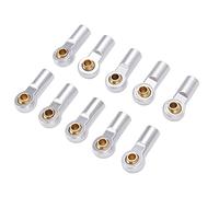 Cosiki 10 Pièces de Joint d'extrémité de Biellette M3 en Aluminium Durable pour Voiture SCX10 1/10 RC, Améliore Les Performances pour Une Conduite Stable, Convient pour Voiture sur Chenilles RC