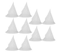 Cosiki 10 Pièces Maille de Filtre à Miel en Cône en Nylon Durable pour la Filtration des Résidus de Vin Rouge, équipement Apicole Pratique pour Filtrer le Miel et le Vin Rouge, Taille 13,78x15,75