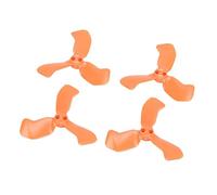 Cosiki 4PCS 3 Hélices à Aubes, Palettes de Remplacement de Drone à Faible Bruit, Hélices de Drone avec Conception Légère et Temps de Vol Prolongé, pour Neo 2 (Orange)