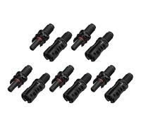 Cosiki 5 Ensembles de Connecteurs de Branche Solaire de Protection avec Connecteur d'extrémité de Carte D'embase Mâle Femelle Réutilisable, Léger et Pratique, qualité étanche IP68, 40 Pièces