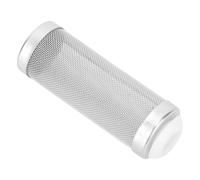 Cosiki 5 Pièces Panier en d'entrée de Filtre d'aquarium en Acier Inoxydable, Protecteur de Crevettes, Protection de Filtre en avec Partie en Caoutchouc Extensible, Idéal pour Externe et Cascade