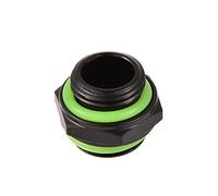 Cosiki Adaptateur de Refroidissement par Eau G1/4, Raccord Métallique Durable pour Système de Refroidissement par Eau D'ordinateur, 4 Pièces, Noir Argent (BLACK)