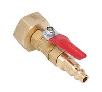 Cosiki Adaptateur D'éruption D'hivernage en Laiton, Raccord D'éruption Antigel Efficace pour Yachts de Camping-Car, Adaptateur Rapide pour L'hivernage des Tuyaux D'arrosage (Femelle)