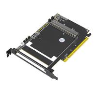Cosiki Adaptateur PCIe 16x vers Gen-Z 4C+, avec Alimentation Externe | Compatibilité OCP NIC, processus d\'or par immersion, transmission de signal stable