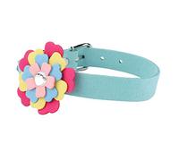 Cosiki Adorable Collier de Dressage coloré en Microfibre pour Chien et Chat pour Jouer, Faire de l'exercice et Photographier, fabriqué à Partir de Matériaux de qualité Supérieure, Réglable pour la