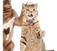 Cosiki Adorable Collier de Dressage coloré en Microfibre pour Chien et Chat pour Jouer, Faire de L'exercice et Photographier, fabriqué à Partir de Matériaux de qualité Supérieure, Réglable pour la (M)