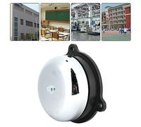 Cosiki Alarme de Signal sans étincelle de Cloche de Sonnerie électrique pour Les Agences D'usine Scolaire, Cloche électrique en Acier Inoxydable de 4 Pouces pour Une Large Plage de Transmission