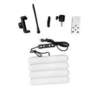 Cosiki Anneaux Lumineux RVB au Design Pliable Unique, 10 Niveaux de luminosité, Lumière de Remplissage pour Enregistrement Vidéo, Streaming en Direct, éclairage de qualité Studio pour Tutoriels de