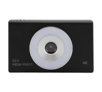 Cosiki Appareil Photo Numérique, Appareil Photo pour Enfants avec Remplissage Light 4K HD Retro CCD 8X Zoom Kids Camera Numérique Caméra pour Les élèves Adolescents Filles Seniors (Black)