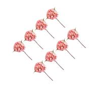 Cosiki Artificial Hydrangea Flowers, Vintage Silk Decor (Autumn Pink)