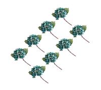 Cosiki Artificial Hydrangea Flowers, Vintage Silk Decor (Blue)