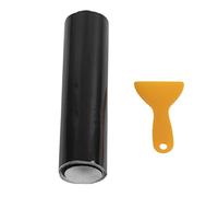 Cosiki Autocollant de Pare-brise en PVC Durable pour une Vision Claire et un Look élégant, 140 X 20 Cm, Noir Brillant pour Voiture, adapté pour Bande Solaire pour Améliorer l'apparence.