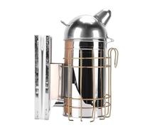 Cosiki Bee Smoker Outil Essentiel de Gestion de Ruche en Acier Inoxydable pour équipement Apicole, évite Les Brûlures pour Les Apiculteurs Débutants et Expérimentés (Buse Ronde 800g A)