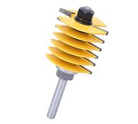 Cosiki Bits de Routeur, Bit de Routeur avec 2 Pcs Laveuse 8 Mm Finger le Doigt du Travail du Bois de Travail Tenon Tenon Cutter Router Router pour la Marge de Bois à la Marge ou à l'extrémité
