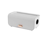 Cosiki Boîte de Rangement de Câbles en Plastique, Boîte de Rangement de Câbles de Protection de sécurité Polyvalente pour de Données, Fiches pour Bureau (White)