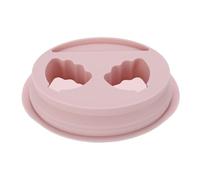 Cosiki Bol de Trempage Double pour Ongles, Bol de Trempage Double en Silicone Souple 2 en 1 pour Manucure avec Forme Profilée et Fentes pour Outils, Plateau de Soin des Ongles, Idéal pour le Soin