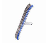 Cosiki Brosse de Piscine Head, Pish Brush Head POUR Piscines en Entrons 18 Pouces en Acier Brosse en Acier de Piste Accessoires de PLIANTS POUR PAD SPA PRENT HOT