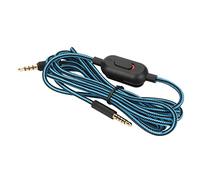 Cosiki Câble de Casque de Jeu, Contrôle du Volume Durable, Interrupteur Muet pour G Pro G Pro X G433 pour Divers Scénarios, 6,6 Pieds (Blue)