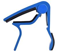Cosiki Capodastre de Guitare en Métal Léger à Changement Rapide pour Guitaristes Folk, Accordeur à Pince Portable pour un Réglage Facile de la tonalité (BLUE)