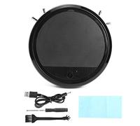 Cosiki Carnaval Commerçant Aspirateurs robotiques multifonctionnels, Ensemble d'aspirateur Intelligent de Robot de Balayage de lumière ultraviolette pour Le Bureau à Domicile(Noir)