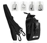 Cosiki Carnaval Commerçant Étui de Radio avec dragonne, étui de Transport en Nylon MSC-20A avec dragonne pour Radio bidirectionnelle Kenwood/Motorola/HYT