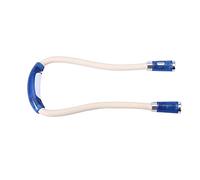 Cosiki Carnaval Commerçant Rechargeable LED Book Light, Cou Flexible Suspendus Mains Libres Réglable Bendable Lampe Nuit Lecture Tricot,Hug Light Lampe de lecture LED pour tricot(Bleu)