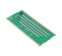 Cosiki Carte de Testeur de Machine à sous DDR5 RAM, Carte de Test de Mémoire de Bureau avec Lumières LED Portable PCB Memory Slot Tester Board pour PC Motherboard RAM Maintenance (Green)