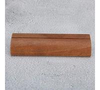 Cosiki Carte de Visite en Bois, Note BLAMP Photo Display Stand Remarque Clamp 5pcs Bureau de Carte de Visite en Bois Signe du Bureau des Fournitures Signe de (Sombre)