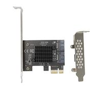 Cosiki Carte d'extension PCIe vers 3.0, Carte d'extension de Contrôleur ASMedia ASM1061, de Vitesse 6 Gbit/s avec Plug and Play, Idéale pour PC de Bureau 10 8 7 Vista