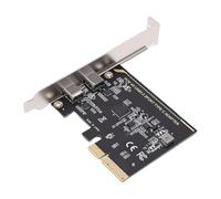 Cosiki Carte d'extension PCIe vers Type C, Transfert de Données Haute Vitesse 10 Gbit/s, 2 Ports de Type C avec Puce de Contrôle ASM1142, Idéale pour Ordinateur de Bureau