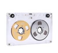 Cosiki Cassette à Bande Vierge de 50 Minutes pour Enregistrement | Matériau ABS durable, Conception réglable, Idéal pour les genres musicaux, Livré dans un étui de protection