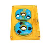 Cosiki Cassette Vide Double Face, Construction Robuste, Bande D'enregistrement de 50 Minutes pour L'enregistrement Sonore, Alliage D'aluminium