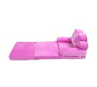 Cosiki Chaise pour Tout-Petits, canapé, Design de Dessin animé Mignon, Confortable, Convertible, Chaise Longue pour Lire et Se Reposer, 45,3x19,7 Pouces (Purple)