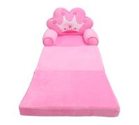 Cosiki Chaise pour Tout-Petits, canapé, Design de Dessin animé Mignon, Confortable, Convertible, Chaise Longue pour Lire et Se Reposer, 45,3x19,7 Pouces (Pink)
