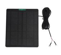 Cosiki Chargeur de Panneau, Silicium Monocristallin à Haute efficacité avec ETFE, Conception Portable pour Sonnette Vidéo 4 3 Plus, Caméra Extérieure Smart Home (BLACK)