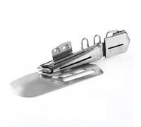 Cosiki Classeur de Dossier pour Machine à Coudre Industrielle, Outil de Reliure de Biais sur Machine à Verrouillage Plat à 2 Aiguilles, 4 Tailles (métal)