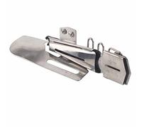 Cosiki Classeur de Dossier pour Machine à Coudre Industrielle, Outil de Reliure de Biais sur Machine à Verrouillage Plat à 2 Aiguilles, 4 Tailles (métal 2)