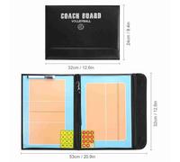 Cosiki Clipbain de Volleyball pour Entraîneurs, Volleyball Coaching Supplies 2 Set Magnetic Markers Coaching Board Coachs Coachs Rotation Tracker Strateging Teaching