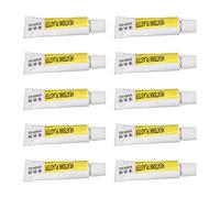 Cosiki Colle Conductrice Thermique, Forte Adhérence, Isolation Efficace pour Carte Graphique LED, 10 Pièces, 5g, 1,5 Mpa, Graisse en Silicone Portable