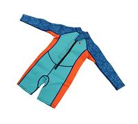 Cosiki Combinaison de Plongée pour Enfants, Maillot de Bain Une Pièce en Néoprène de 2,5 Mm pour Garçons et Filles, Combinaison de Plongée Thermique à Manches Longues avec Protection, Adaptée à la