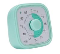 Cosiki Compte à Rebours Visuel de 60 Minutes avec Son Réglable et Design Compact pour Une Utilisation en t en Cuisine (Green)