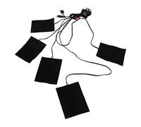Cosiki Coussin Chauffant électrique Réglable en Fiber de Carbone, en Tissu USB Doux et Lavable, pour le Cou, le Dos, L'abdomen, 5V, 1 Pièce
