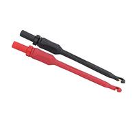 Cosiki Crochet de Test Multimètre, Sondes Flexibles en Laiton Rouge et Noir pour des Tests de Circuits de Haute Précision, Conception Durable et Sûre