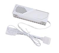 Cosiki Dissipateur Thermique M.2 2280 NVMe SSD, Radiateur à Semi-conducteurs en Aluminium, Ventilateur de Refroidissement avec Synchronisation RVB et Coussinets Thermiques en Silicone, Idéal pour le